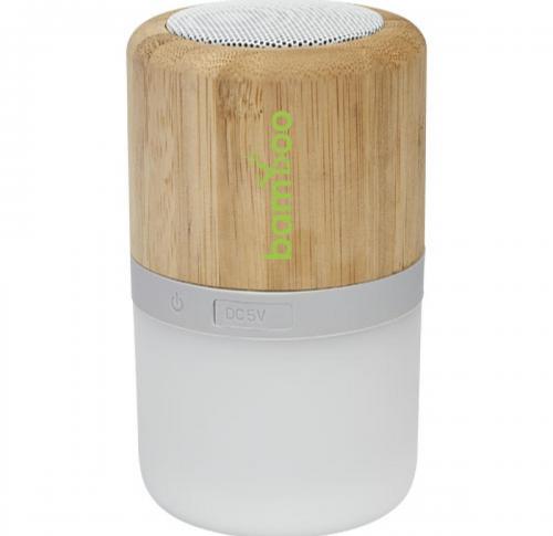 Custom Printed Aurea Bamboo Bluetooth® Speakers With Light 