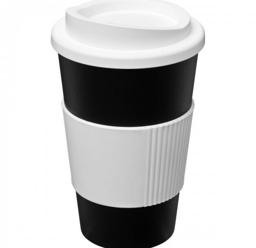 Branded Americano® 350 Ml Insulated Tumblers With Grip Reusable Coffee Cups