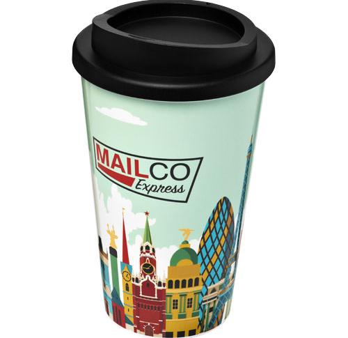 Custom Brite-Americano® 350 Ml Insulated Travel Mugs Tumblers