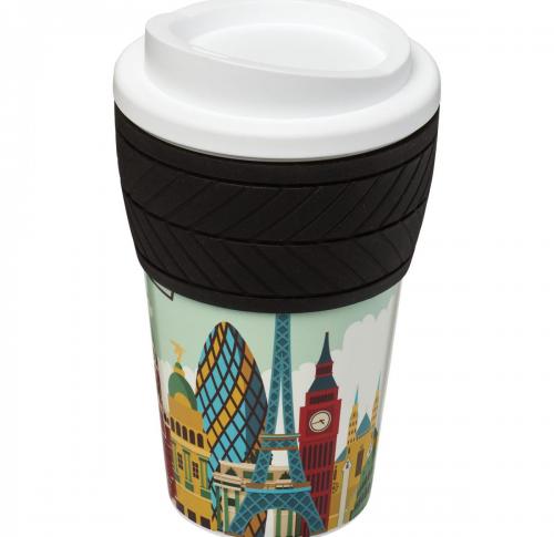 Branded Brite-Americano® Tyre 350 Ml Insulated Reusable Tumbler Coffee Cups