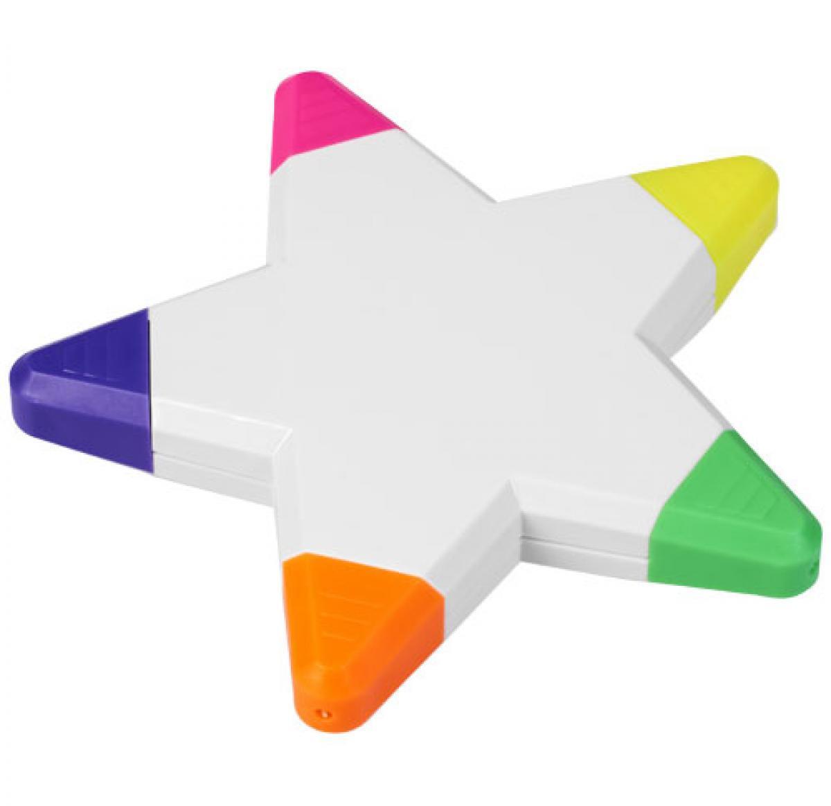 Printed Highlighter Pen Star Shaped