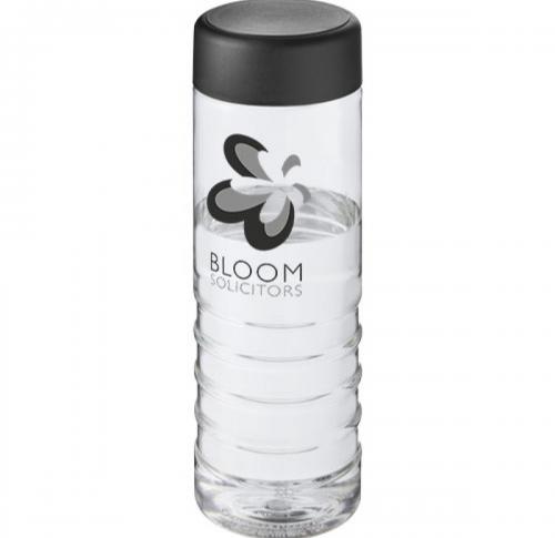 Printed Reusable Water Bottles H2O Treble 750 Ml Screw Cap 