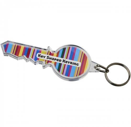 Combo key-shaped keychain