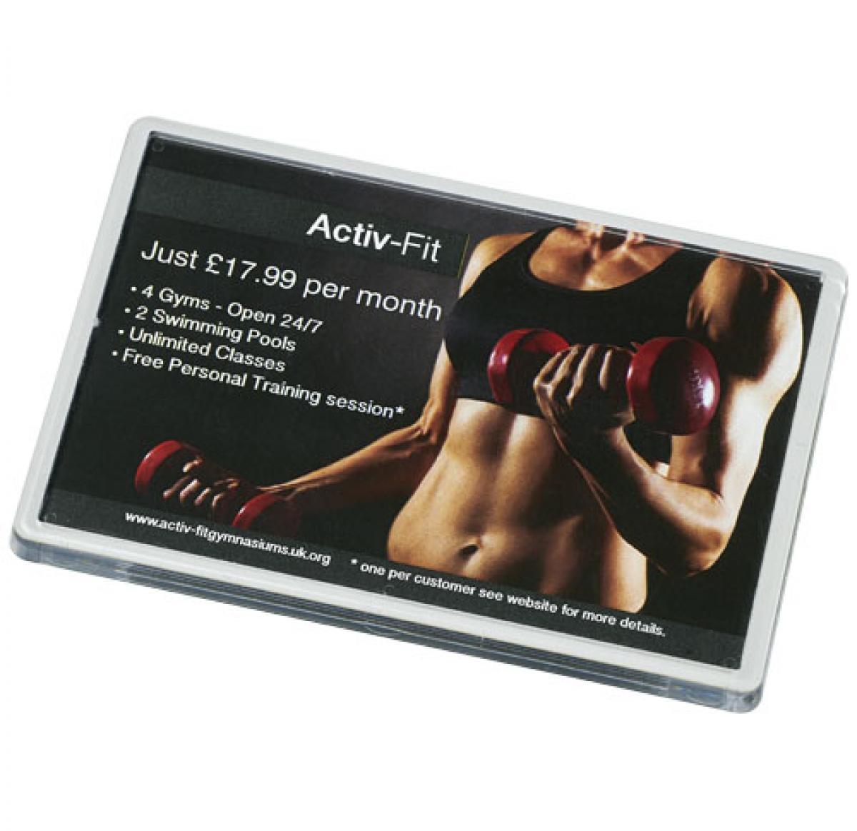Custom Photo Magnet - Large Plastic Fridge Magnet