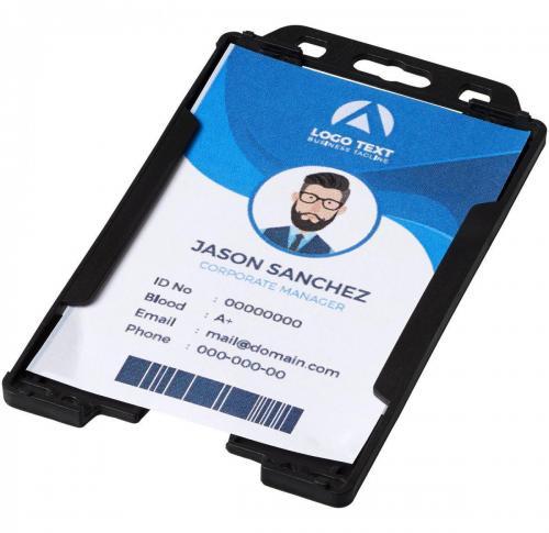 Pierre transparent badge holder