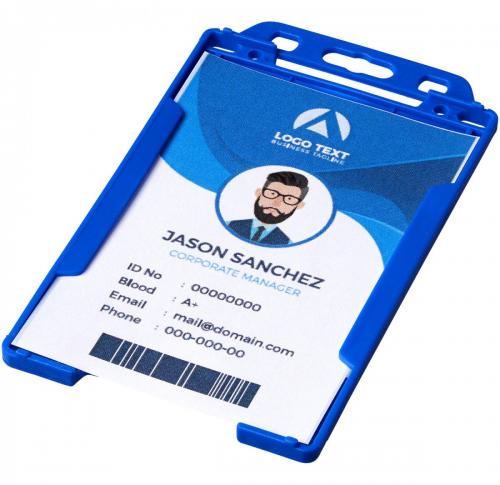 Pierre transparent badge holder