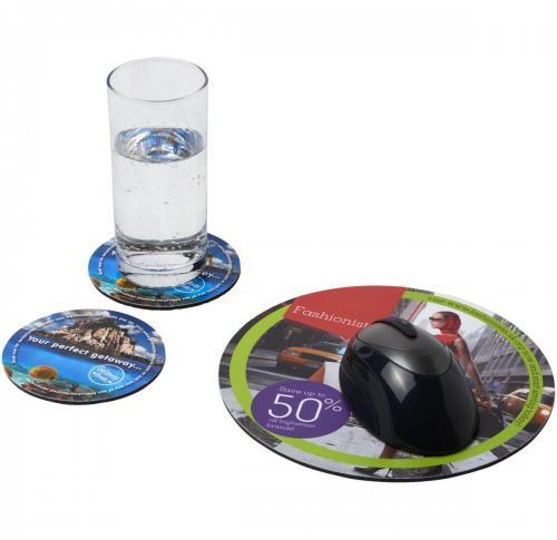 Q-Mat® mouse mat and coaster set combo 5