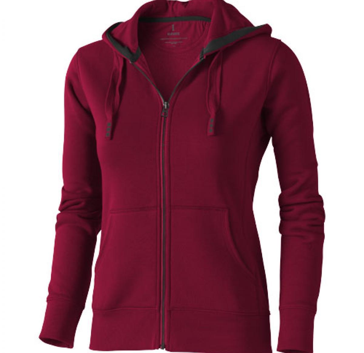 Elevate Arora hooded full zip ladies sweater