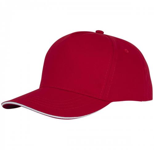 Embroidered Ceto 5 Panel Sandwich Baseball Caps