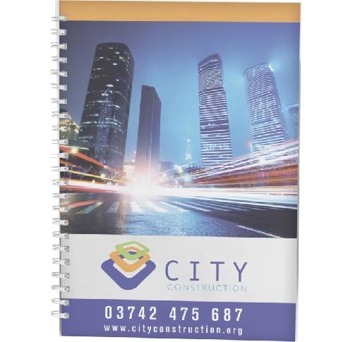 Desk-Mate® wire-o A4 notebook PP cover - 50 pages