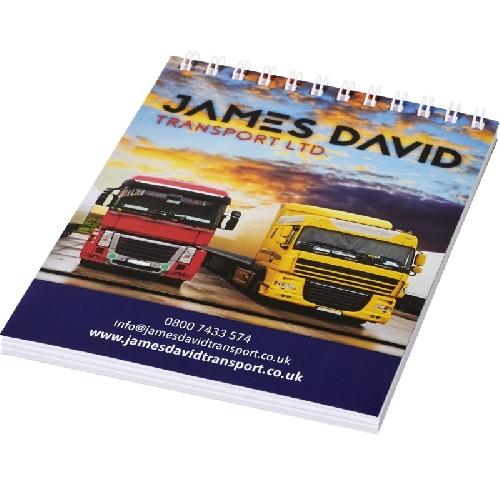 Promotional A6 Wired Notebook 50 Sheets Full Colour 