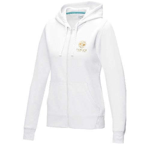 Ruby Women’s GOTS Organic GRS Recycled Full Zip Hoodies Custom Logo