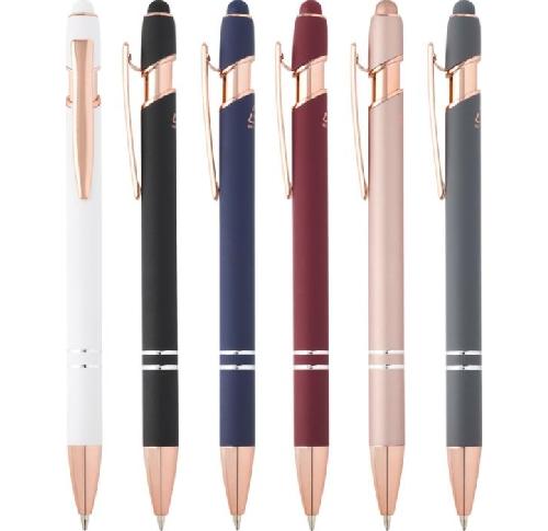 Nanna Ballpoint Pen With Rose Gold Finish (black Ink)