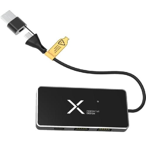 Branded SCX.design H20 8-in-1 USB Hub With Dual Input And 6-ports