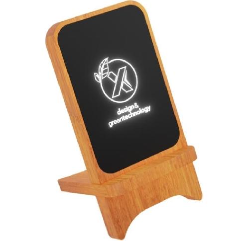 Branded SCX.design W16 15W Light-up Wireless Wooden Stand