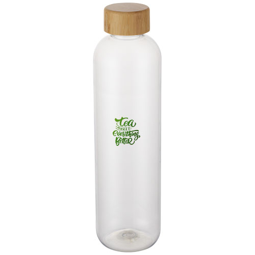 Printed Promotional Ziggs 1000 ml recycled plastic water bottles