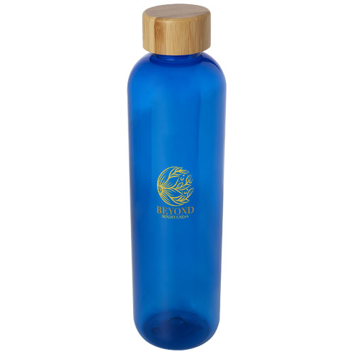 Printed Promotional Ziggs 1000 ml recycled plastic water bottles