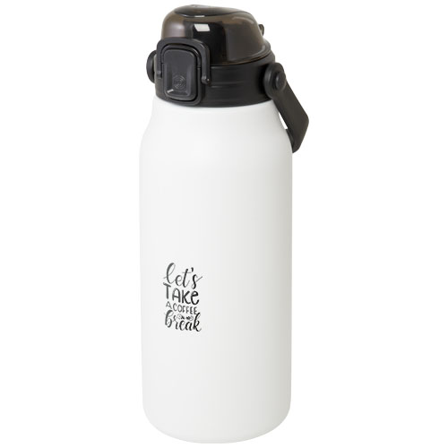 Custom Promotional Giganto 1600 ml RCS certified recycled stainless steel copper vacuum insulated bottles