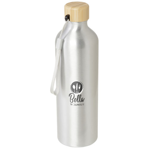 Eco Malpeza 770 ml RCS certified recycled aluminium water bottles Custom Logo