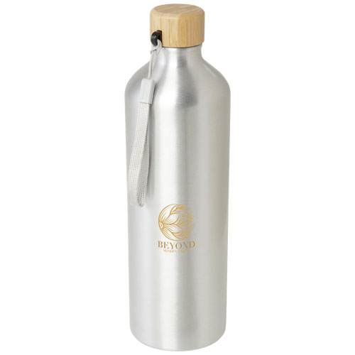 Eco Promotional Malpeza 1000 ml RCS certified recycled aluminium water bottles