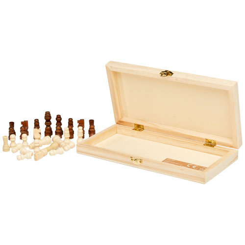 Printed Logo King wooden chess sets