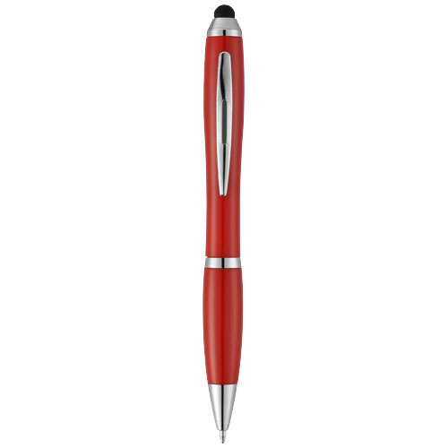 Promotional Nash stylus ballpoint pens with coloured grip