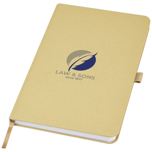 Fabianna crush paper hard cover notebooks Printed Logo