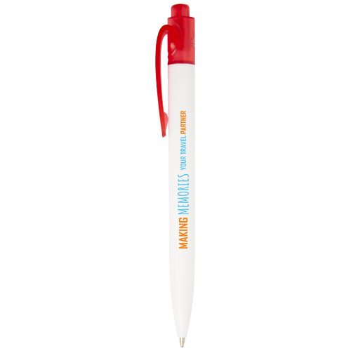 Marksman Thalaasa ocean-bound plastic ballpoint pens Branded Logo