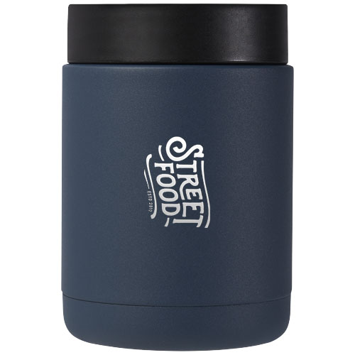 Printed Logo Doveron 500 ml recycled stainless steel insulated lunch pots