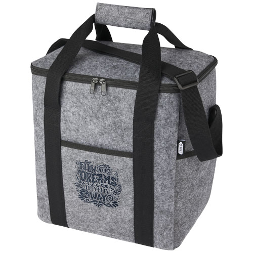 Branded Felta GRS recycled felt bottle cooler bags 21L
