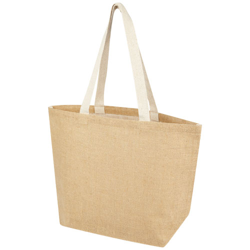 Large Branded Juta 300 g/m² jute tote Shopper bags 12L
