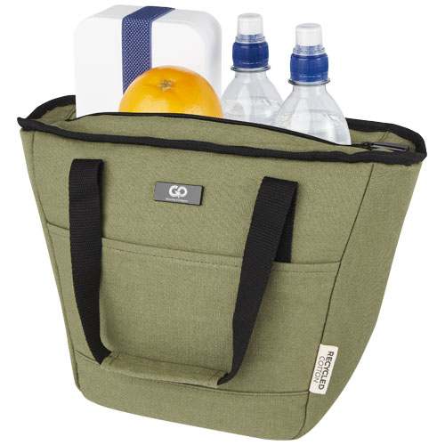 Custom Printed Joey 9-can GRS recycled canvas lunch cooler bag 6L
