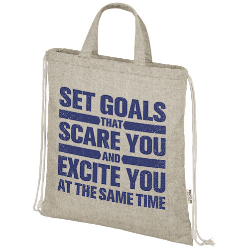 Recycled Custom Branded Pheebs 150 g/m² Aware? drawstring bags