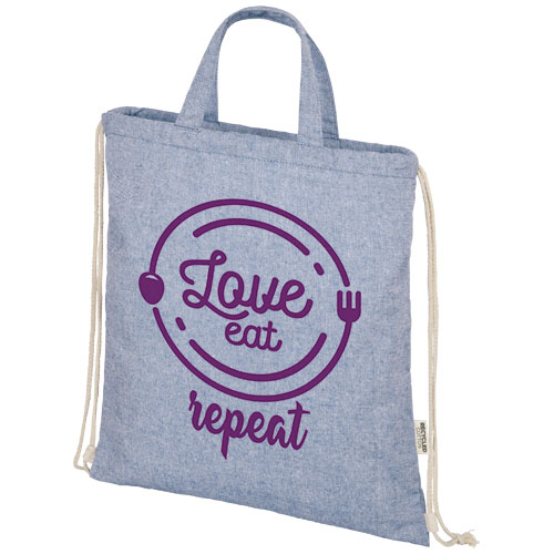 Recycled Custom Branded Pheebs 150 g/m² Aware? drawstring bags
