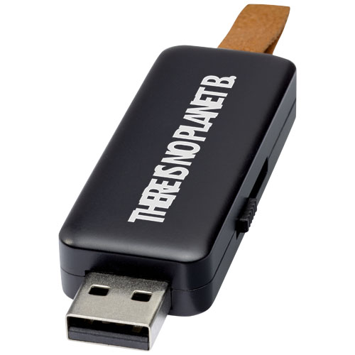 Promotional Logo Gleam 8GB light-up USB flash drives