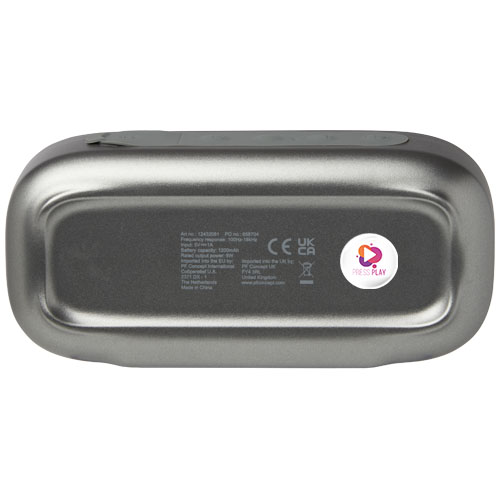 Branded Stark 2.0 5W recycled plastic IPX5 Bluetooth® Portable Mini speakers