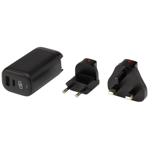 Printed ADAPT 25W recycled plastic PD travel chargers
