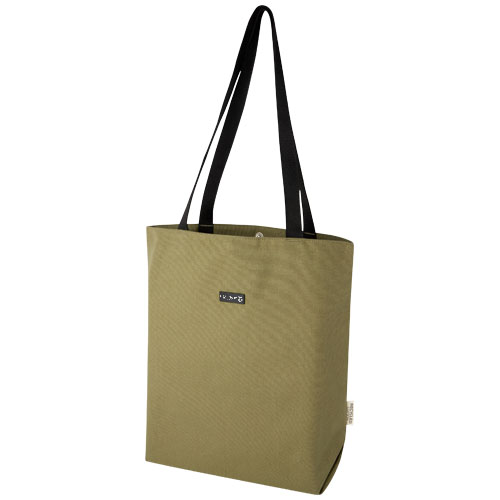 Printed Joey GRS recycled canvas versatile tote bag 14L