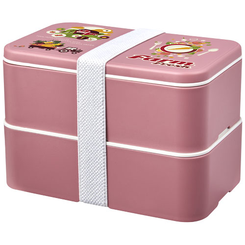 MIYO Renew double layer lunch boxes Printed Logo 