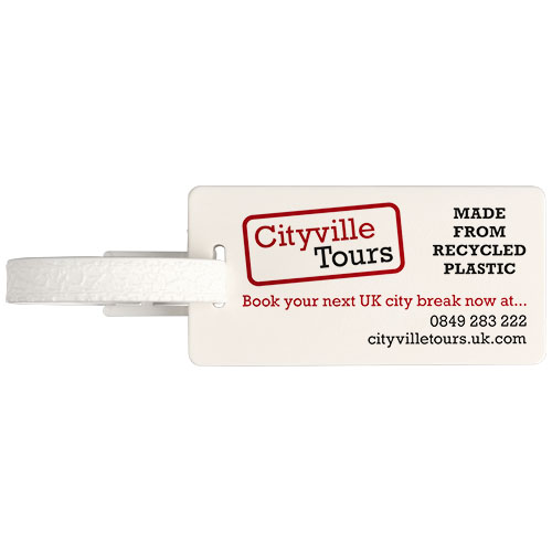 River recycled window luggage tags Custom Logo 