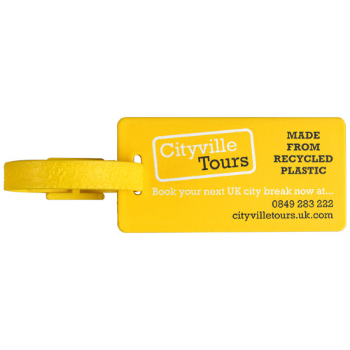 River recycled window luggage tags Custom Logo 