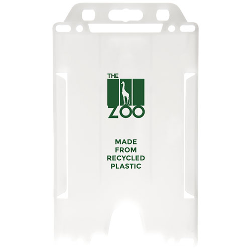 Promotional Pierre recycled plastic Business card holders
