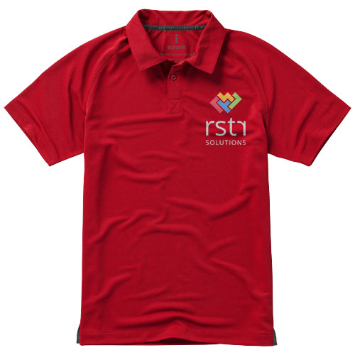 Branded Elevate Ottawa short sleeve men's cool fit polo Shirts