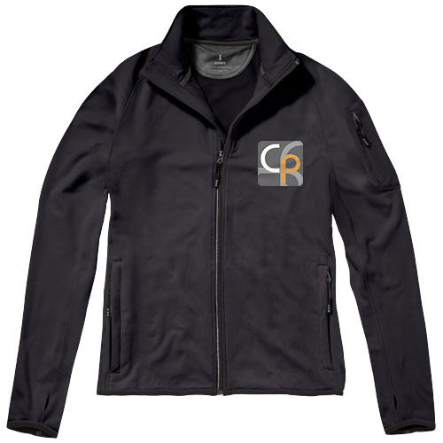 Elecare Logo Mani men's performance full zip fleece jackets