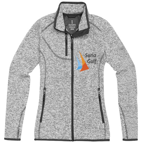Elevatre Tremblant women's knit jacket Custom Logo 