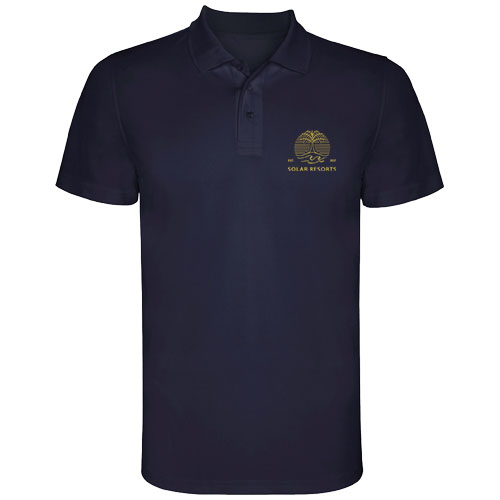 Roly Printed Monzha short sleeve men's sports polo Shirts