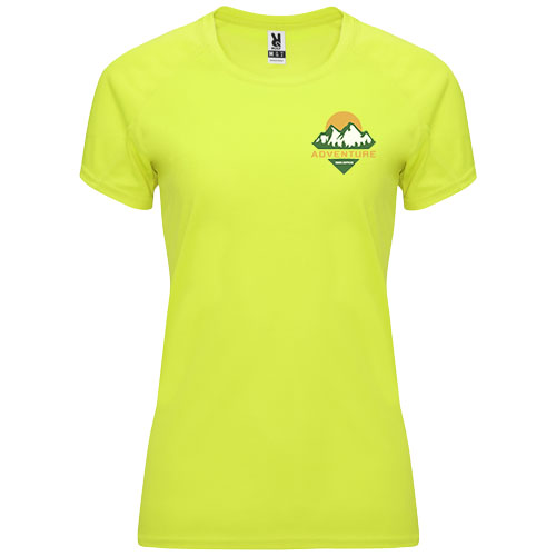 Roly Bahrain Technical Peinred short sleeve women's sports t-shirt