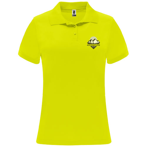 Roly Monzha short sleeve Technocal women's sports polo Shirts Custom Logo