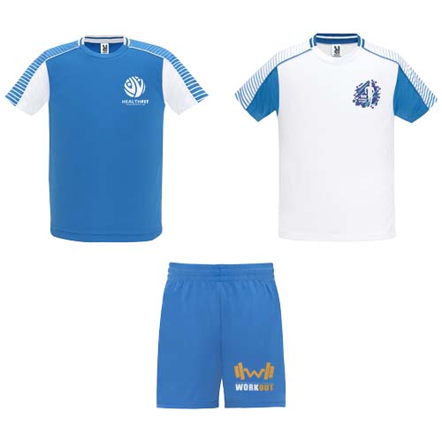 Roly Printed Juve unisex sports set - 2 T shirts and shorts