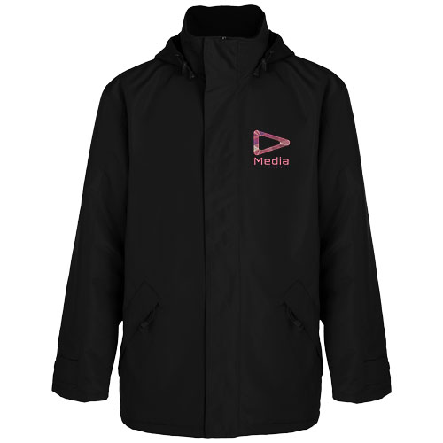 Roly Europa unisex insulated jacket Waterproof Prinred Logo